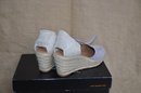 (#120) Espadrilles Women Shoes Suede Size 6.5 Hardly Used