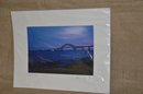 (#97) Photograph Of Robert Moses Bridge Signed