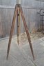 (#99) Vintage Surveyor Wood Tripod 57'H