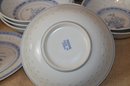 (#128) Blue And White Chinese Dish Ware Set And Serving Pieces (33)