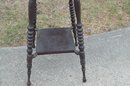 (#9) Vintage Wood Side Accent End Table
