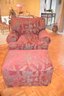 Domain Club Chair With Ottoman Zippered Cushions