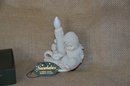 (#46) Snowbabies ~ CANDLIGHT....SEASON BRIGHT ~ Bisque Clip-on Ornament Dept 56 With Box #68864