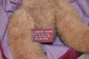 (#18) Bearington Collection Bear Red Velvet Outfit 14'H
