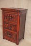 (#4) Bamboo 3 Drawer Chest Small 18'H