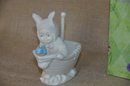(#56) Snowbunnies Dept 56 Captain Of The Seas 2000 Bisque Porcelain With Box #56.26354