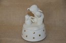 (#57) Snowbabies Dept 56 A LITTLE HOLIDAY MAGIC Music Box Song Let It Snow No Box