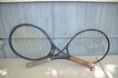 (313) Tennis Rackets With Cover Lot Of 2 /rackets Have Broken Strings