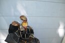 (312) Golf Clubs And Golf Carry Bag   3 Wood Vintage Drivers