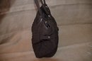 (#25) Vera Bradly Brown Quilted Strap Handbag