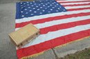 (#28) Large Firehouse American Flag 178' X 110