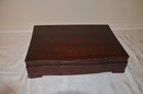 (#4)  Vintage Flateware With Wood Box Coronation In Community Finest Silver Plate  Check Description