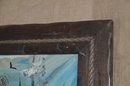1) Signed Morri Katz Oil Painting 1983 Wood Framed