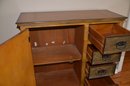 (#168) Console Storage Cabinet 4 Drawers 1 Door With Shelf