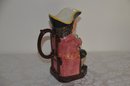 (#14) Vintage Ceramic English Toby Jug / Serving Mug RIDGWAY 7'H