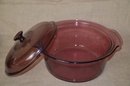 (#91) Vision Glass 5 Liter Covered Casserole 12'