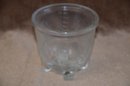 (#57) Vintage Glass Measuring 2 Cup Footed Rough Chip Rim