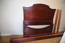 Vintage Mahogany Twin Headboard And Footboard Bed With Rails