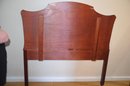 Vintage Mahogany Twin Headboard And Footboard Bed With Rails