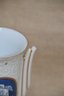 (#43) Noritake Hand Painted Cherub Vase (chip One Handle) 7'H