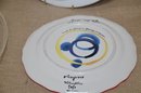 (#50) Judaica Seder Plate ~ Jerusalem Ceramic Plate 11'
