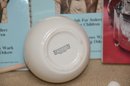 (#54) Passover Booklets ~ William Sonoma White Ceramic Honey Pot With Wood Spoon