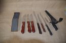 (#120) Vintage Assorted Knives Sharpening Stone
