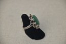 (#520) Turquoise Green Ring Sterling Silver 925