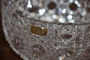 (#5) Cut Crystal Bleikristal Lead Crystal German 6' Bowl ~ Square Cut Crystal Plate 7x7
