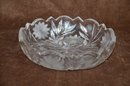 (#12) Decorative Crystal Dish Bowl - Some Scratches