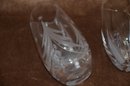 (#13) Lot Of 3 Glass Vases 8.5'H