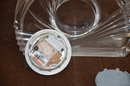 (#19) Mikasa Quartz Glass Mantel Clock Battery Operated - Not Tested