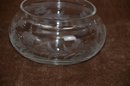 (#27) Lot Of 2 Glass Candy Bowls 3'H
