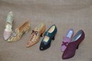 (#81) Vintage JUST THE RIGHT SHOE Miniature Shoe Collection 8 Of Them