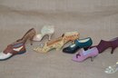 (#81) Vintage JUST THE RIGHT SHOE Miniature Shoe Collection 8 Of Them