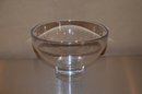 (#86) Tiffany 2 Piece Crystal Bowl 10' With Round Block Stand 4'
