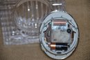 (#95) Mikasa Crystal Table Clock 4' Quartz Needs Battery