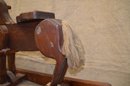 (#7) Vintage Wood Rocking Horse