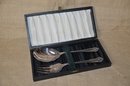 (#167) Silver-plate Butler England Serving Pieces In Storage Case