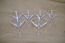 (#103) Outdoor Plasticware Martini Glasses Set Of 6