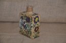 (#22) Hand Painted Pottery Square Jug 6'H