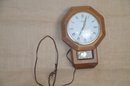 (#97) United Electric Wooden Wall Clock Model #51 - See Condition