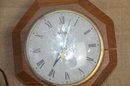(#97) United Electric Wooden Wall Clock Model #51 - See Condition