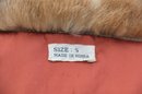 Vintage Korea Rabbit Fur Coat Size Small ( Sections Seam Ripped )