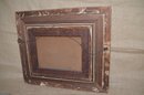 (#126) Painting Oil? Sailor With Girl In Rowboat Gold French Provincial Frame (some Damage)