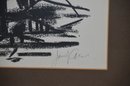 (#127) Silver Framed Signed And Numbered 2/200 Abstract Fishing Boat