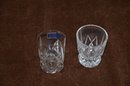 (#148) Waterford Crystal Marquis Poland Pair Of Shot Glasses 2.5'h