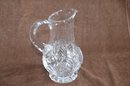 (#157) Lead Crystal Glass Pitcher 9.5