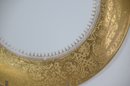 (#83) Vintage Limoge Gold Rim And White Plate 9.25'