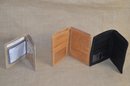 (#131) Mens Wallets Leather Tan, Black And Rust - Some Wear
